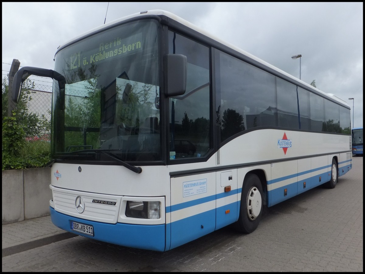 Mercedes Integro der K�stenbus GmbH in Rostock.