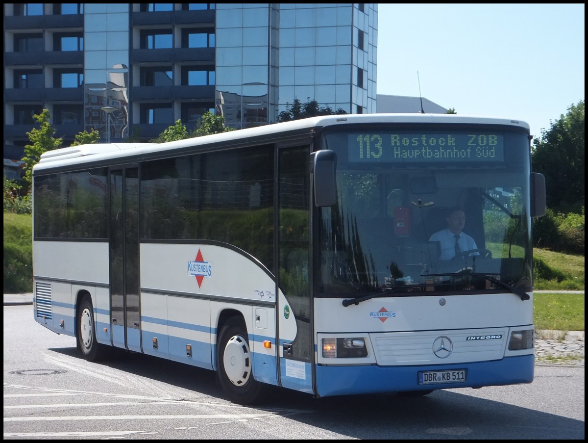 Mercedes Integro der K�stenbus GmbH in Rostock.