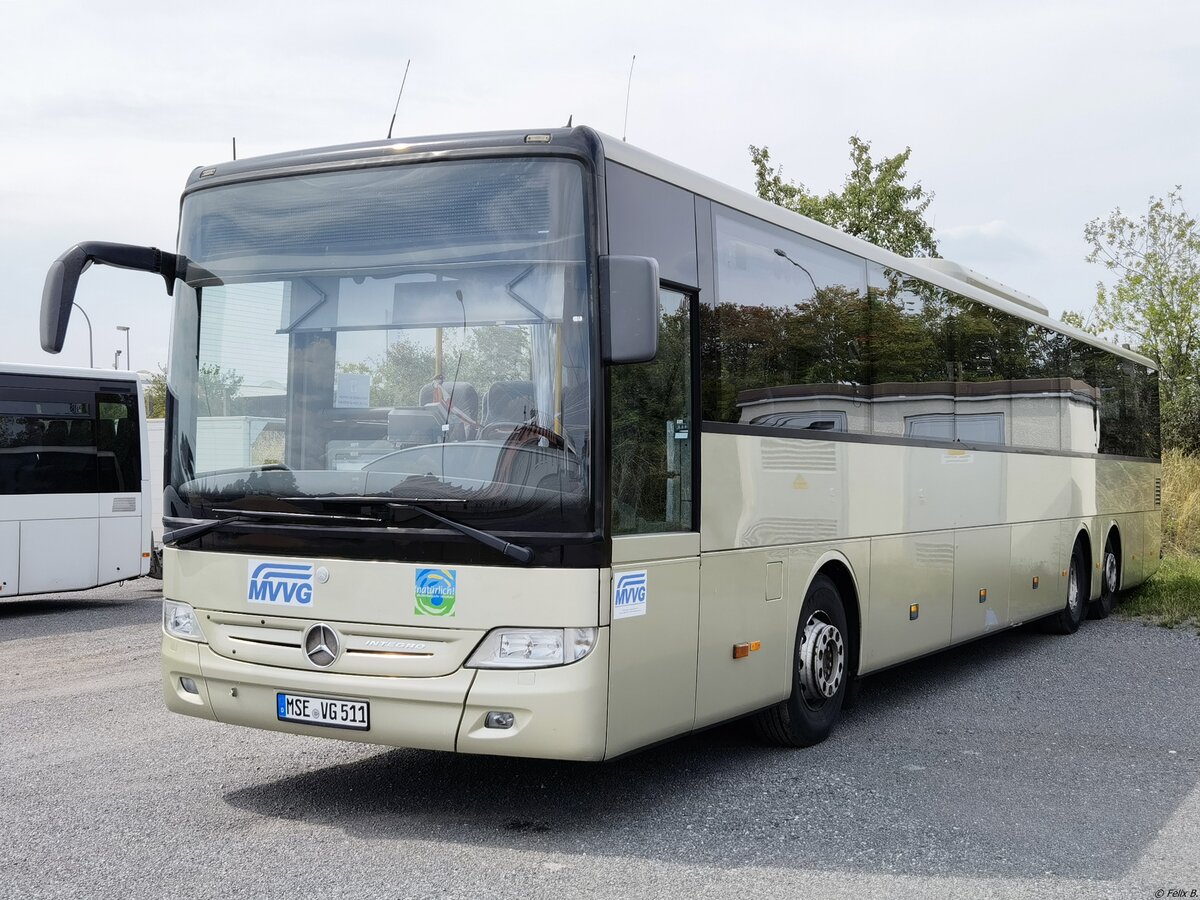 Mercedes Integro der MVVG (ex ÖBB-Postbus) in Röbel.