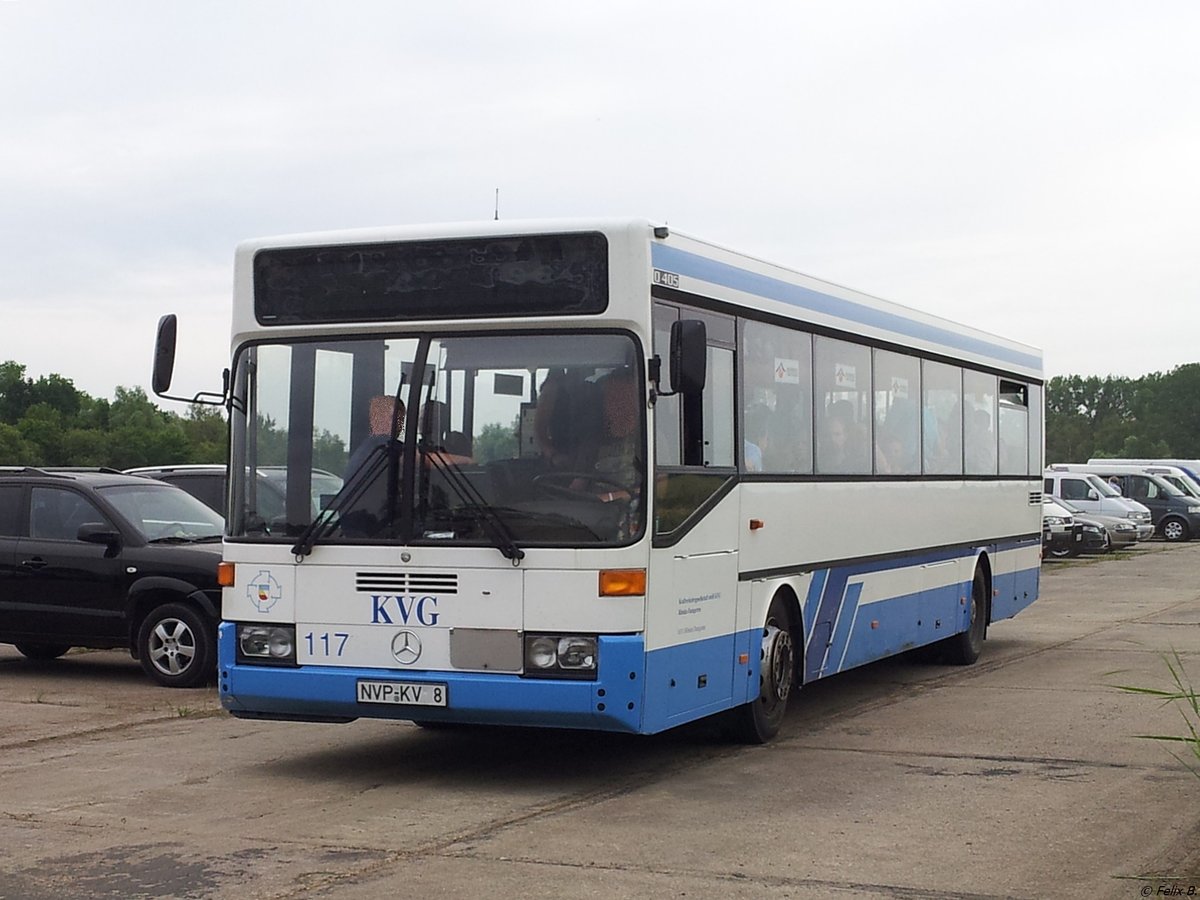 Mercedes O 405 der Kraftverkehrsgesellschaft mbH Ribnitz-Damgarten in P�tnitz.