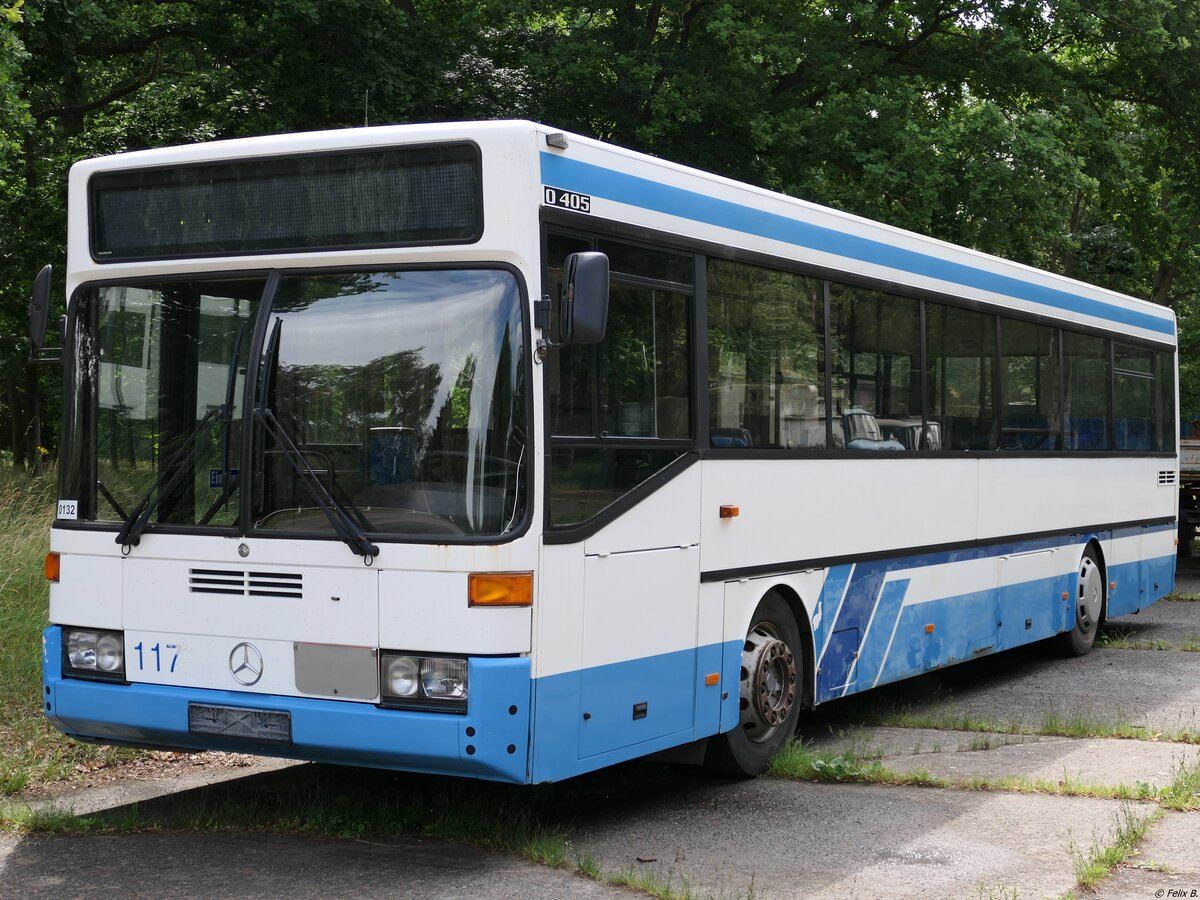 Mercedes O 405 vom Technikmuseum Pütnitz (ex KVG Ribnitz) in Pütnitz.