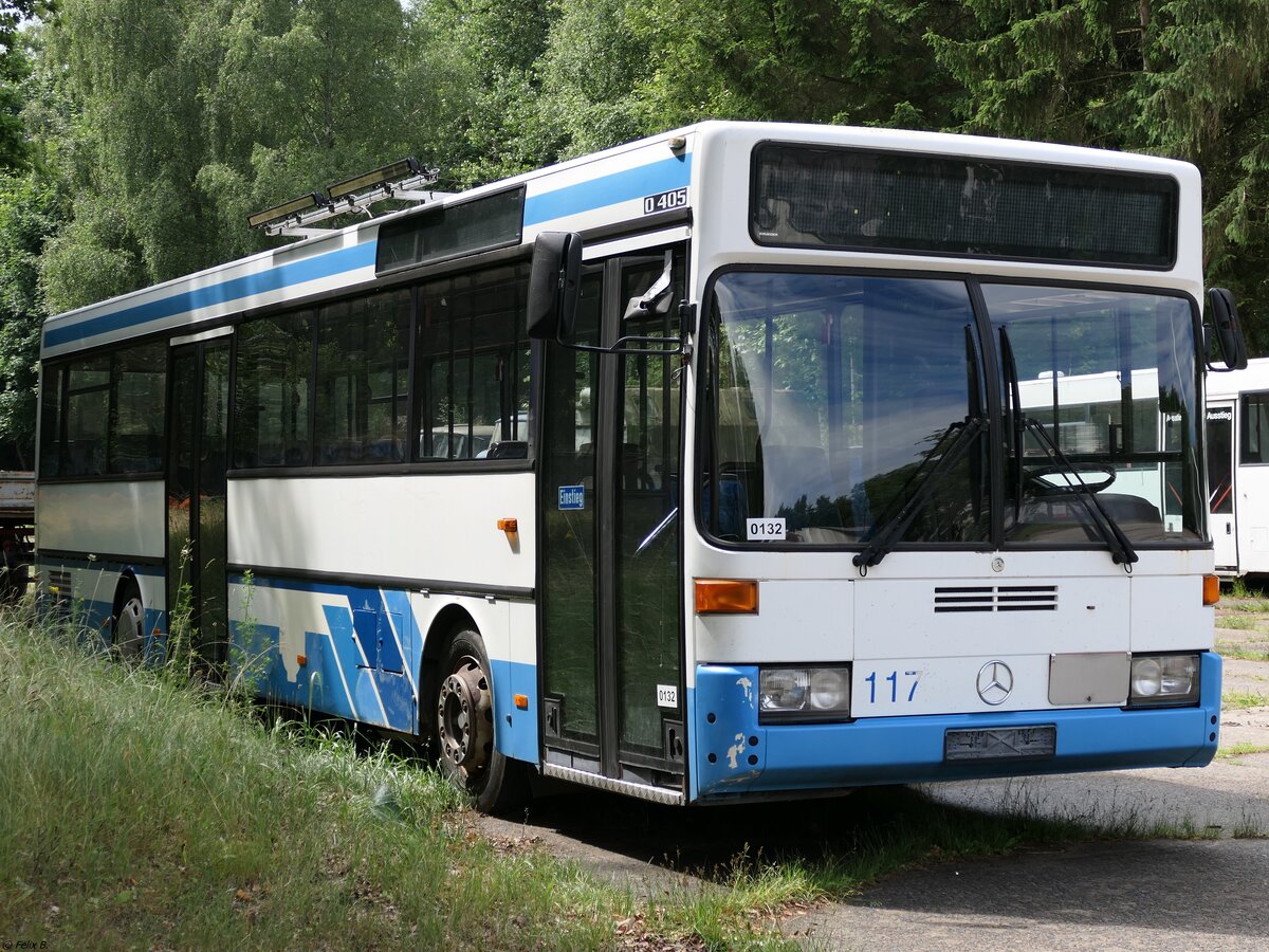 Mercedes O 405 vom Technikmuseum Pütnitz (ex KVG Ribnitz) in Pütnitz.
