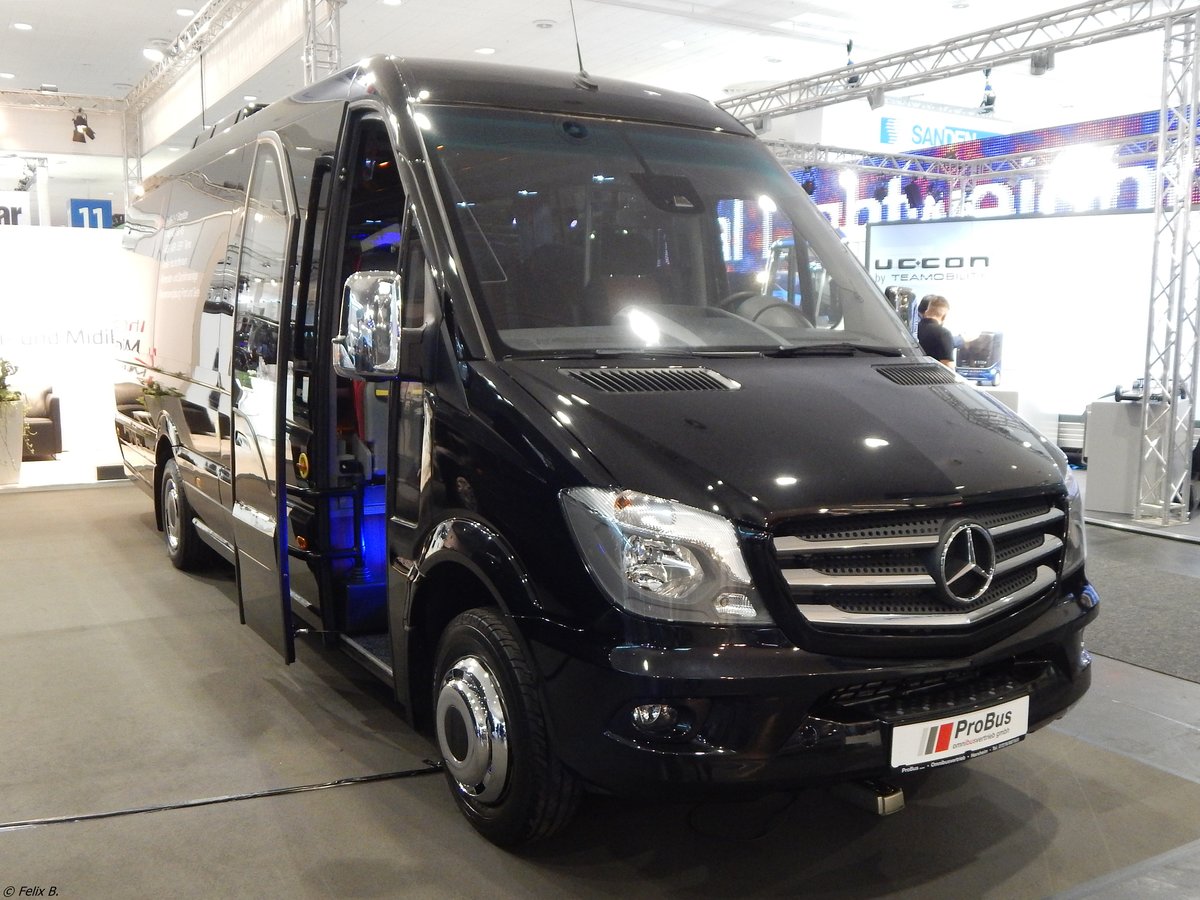 Mercedes Sprinter mit Probus Aufbau Vorführwagen in Hannover auf der IAA.