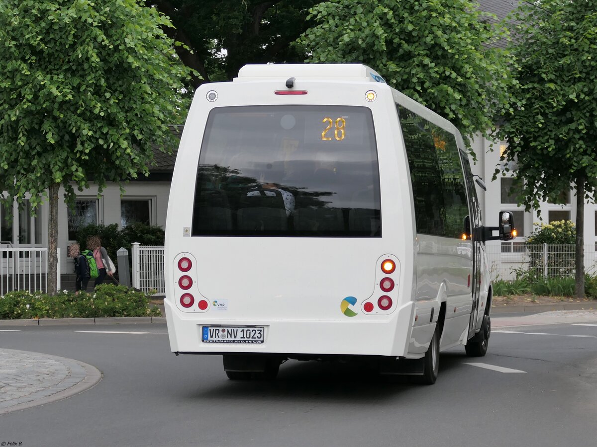 Mercedes  Sprinter mit TS-Fahrzeugtechnik Aufbau der VVR in Binz.