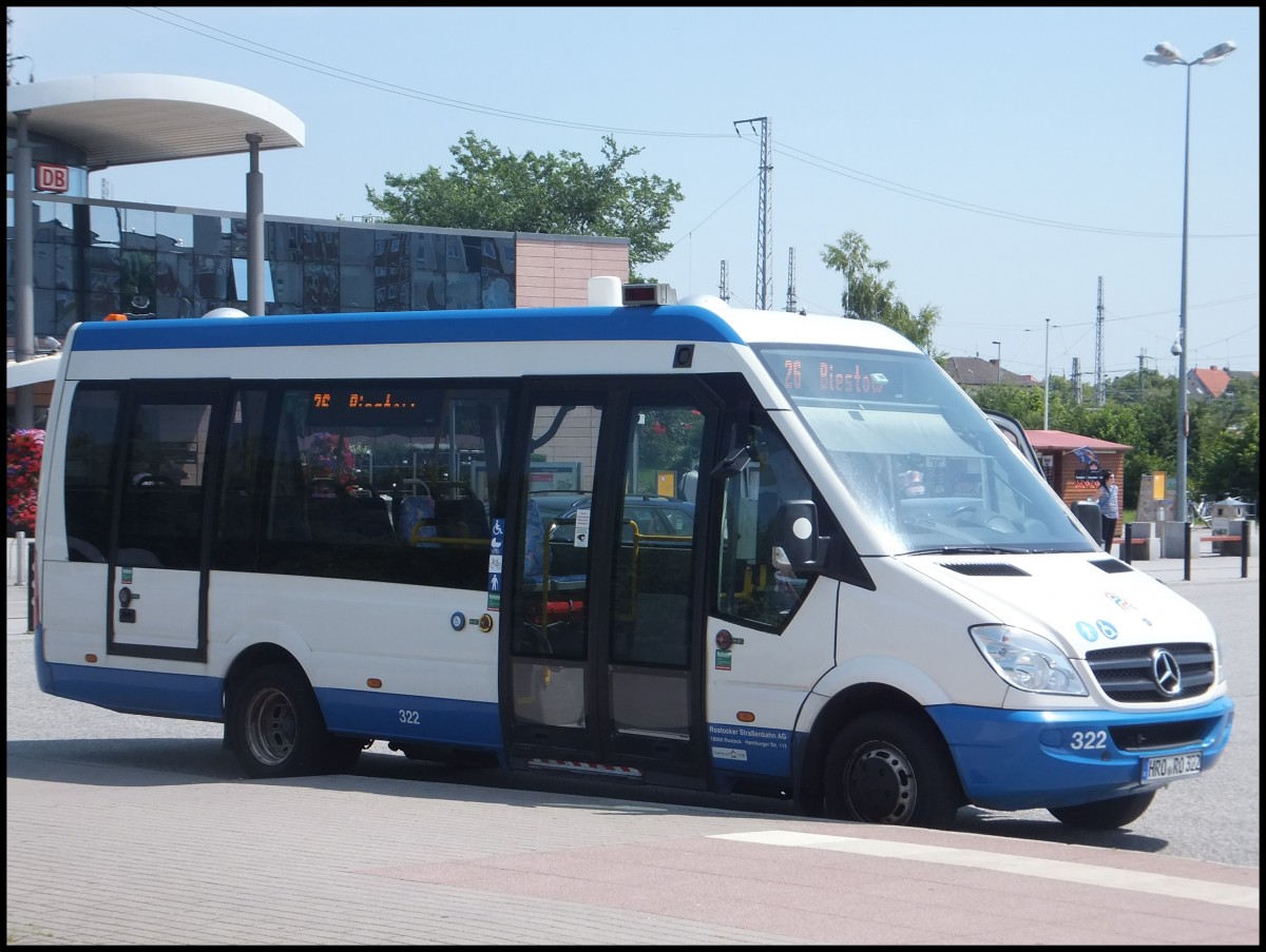 Mercedes Sprinter der Rostocker Stra�enbahn AG in Rostock.