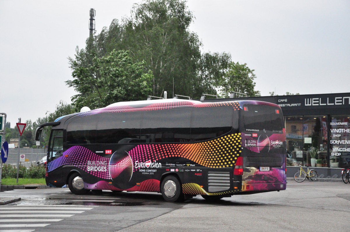 Mercedes Tourino von Blaguss �sterreich am 26.5.2015 in Krems.