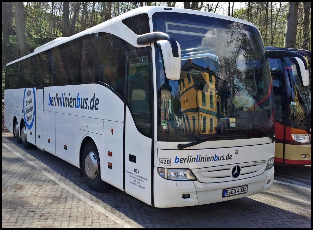 Mercedes Tourismo von BerlinLinienBus/BEX aus Deutschland in G�hren.