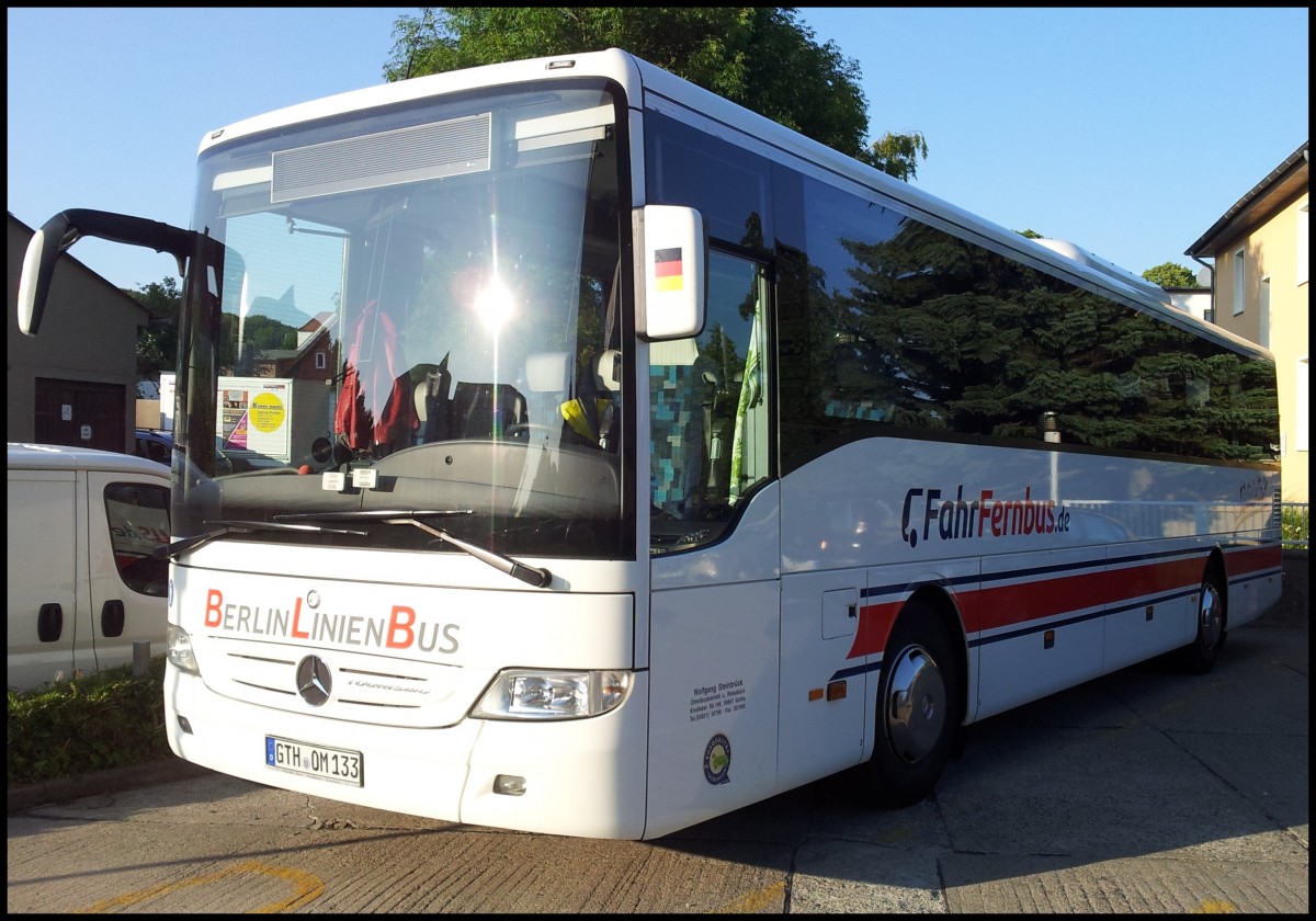 Mercedes Tourismo von BerlinLinienBus/Steinbr�ck aus Deutschland in Sassnitz.