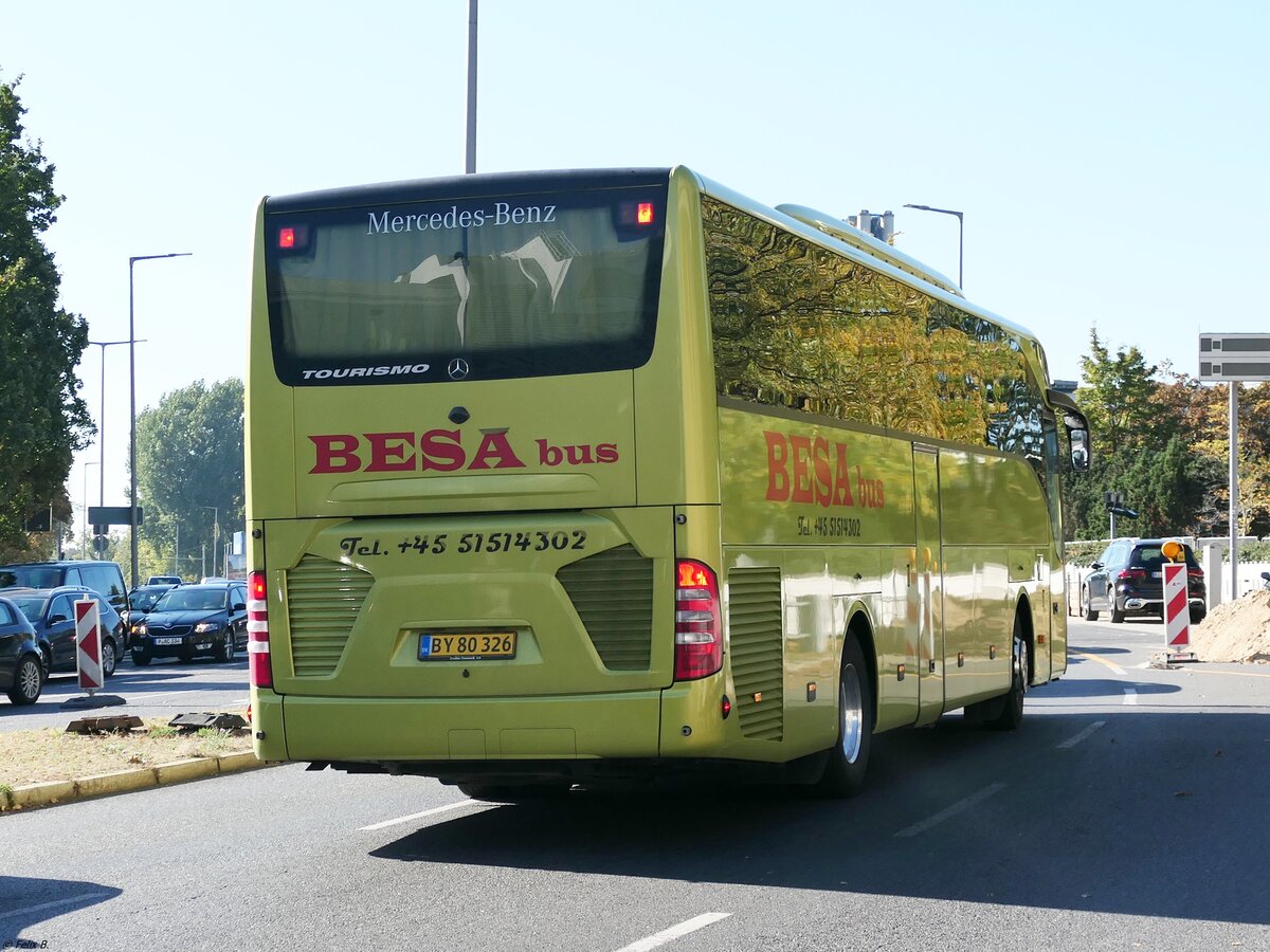 Mercedes Tourismo von Besa Bus aus D�nemark in Berlin.
