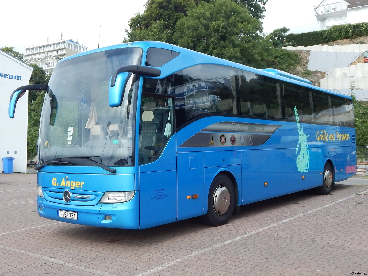 Mercedes Tourismo von G�nter Anger aus Deutschland im Stadthafen Sassnitz.