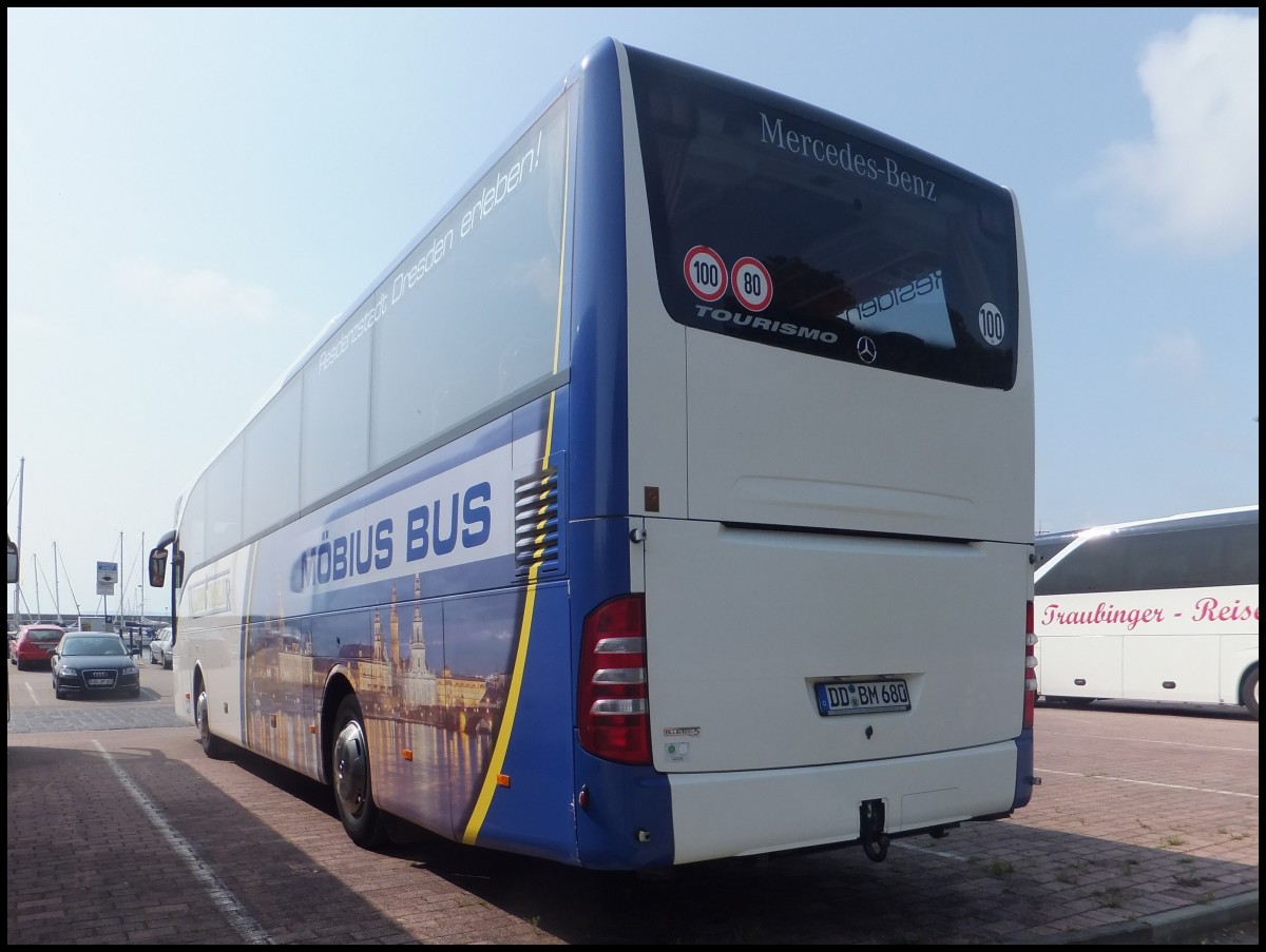 Mercedes Tourismo von M�bius/Weltenbummler aus Deutschland im Stadthafen Sassnitz.
