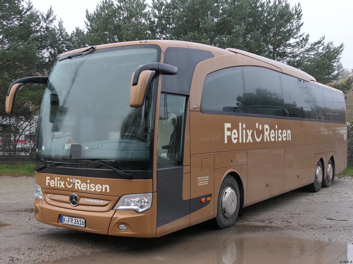 Mercedes Travego von Felix-Reisen aus Deutschland in Binz.