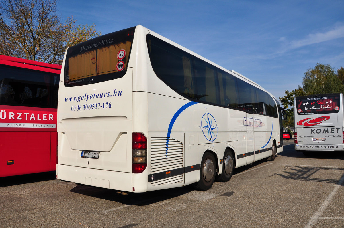 Mercedes Travego von Goly� Tours aus Ungarn in Krems.