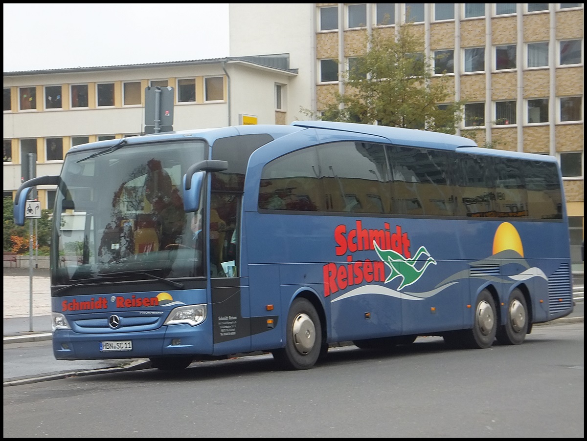 Mercedes Travego von Schmidt aus Deutschland in Suhl.