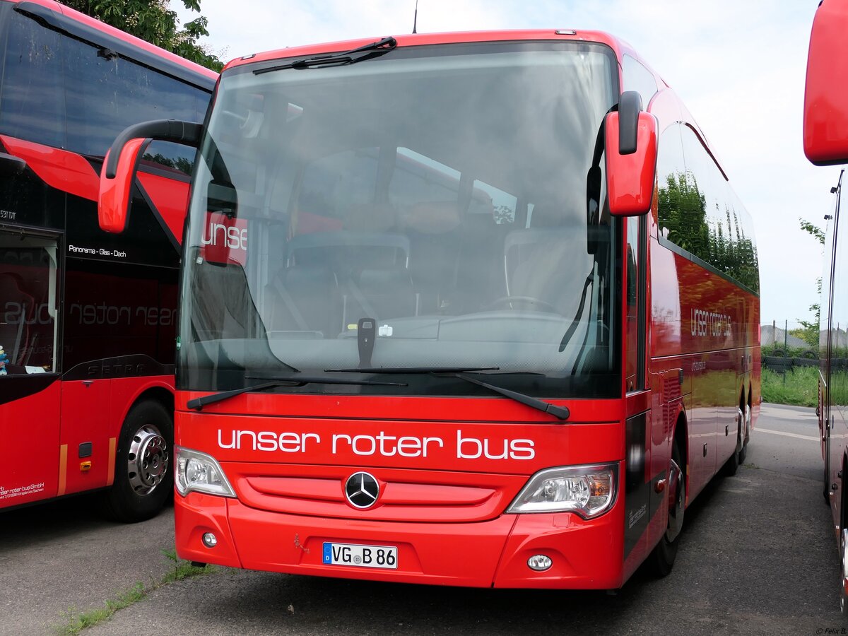 Mercedes Travego von URB aus Deutschland in Ueckermünde.