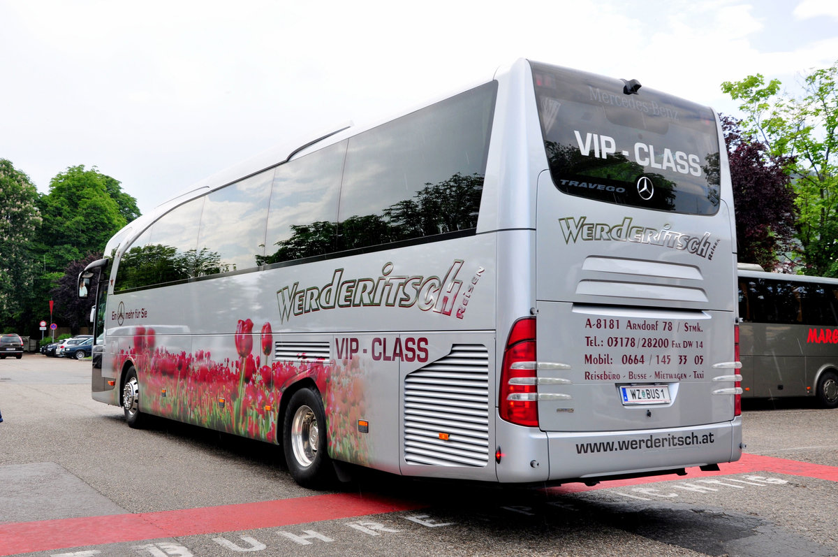 Mercedes Travego von Werderitsch Reisen aus �sterreich in Krems gesehen.