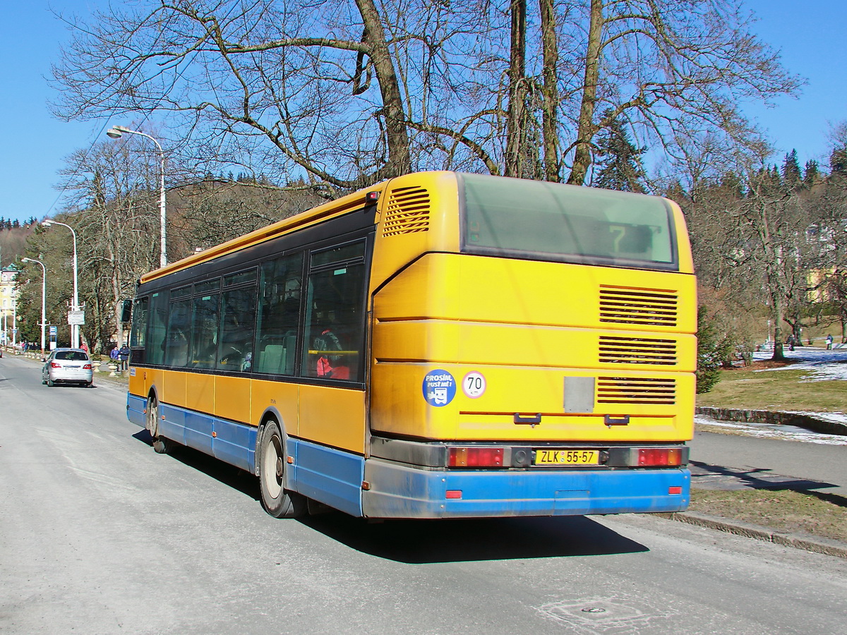Nachschu� auf Karosa Bus am 25. Februar 2018 in Marienbad (Tschechin).