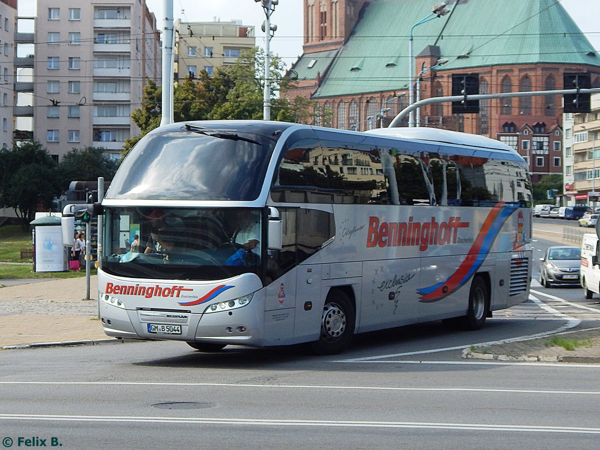 Neoplan Cityliner von Benninghoff aus Deutschland in Stettin. 