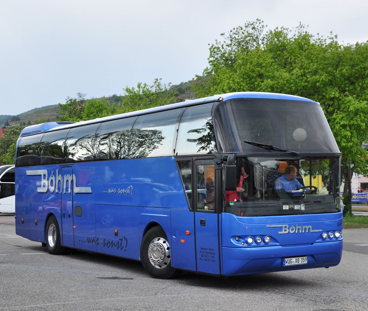 Neoplan Cityliner von B�HM Reisen / BRD im Mai 2014 in Krems.