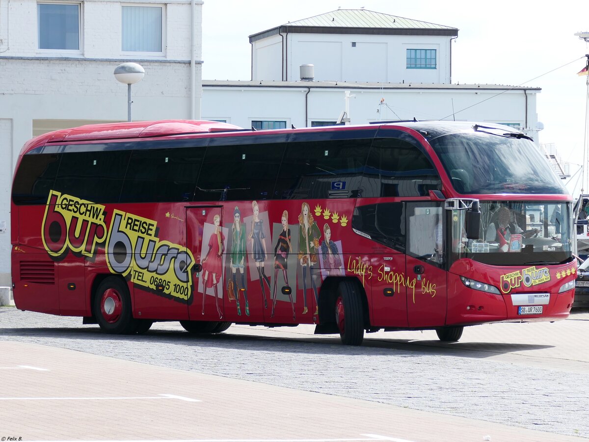 Neoplan Cityliner von Geschwister Bur Reisen aus Deutschland im Stadthafen Sassnitz. 