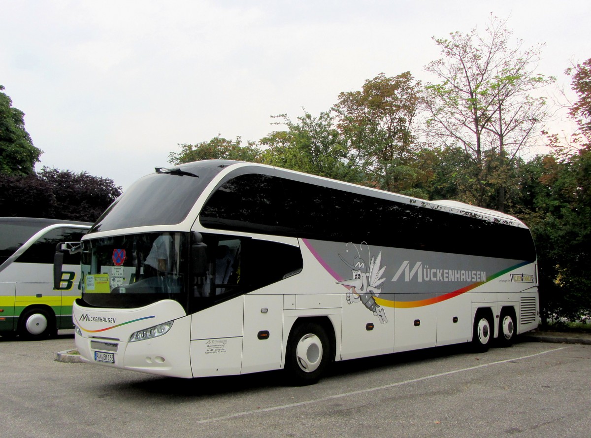 NEOPLAN CITYLINER von M�CKENHAUSEN / BRD im August 2013 in Krems.