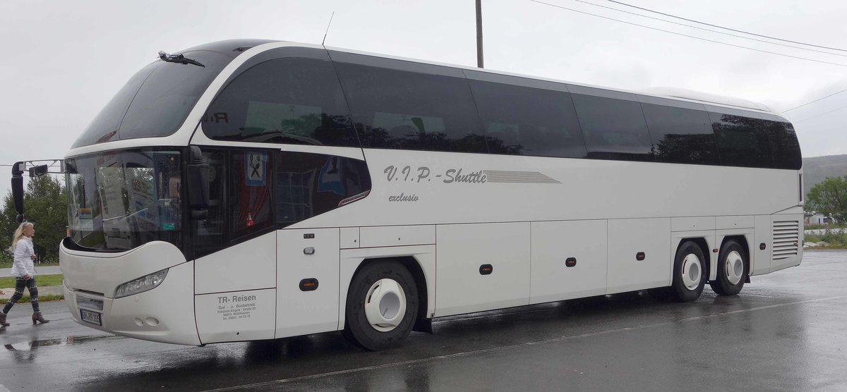 Neoplan Cityliner von TR-Reisen aus M�hlhausen steht im August 2017 in Stockholm
