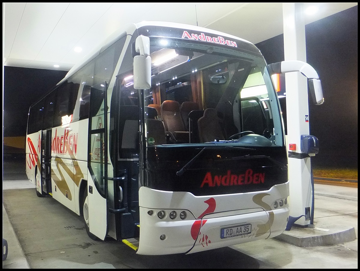 Neoplan Tourliner von Andre�en aus Deutschland in Belgien.