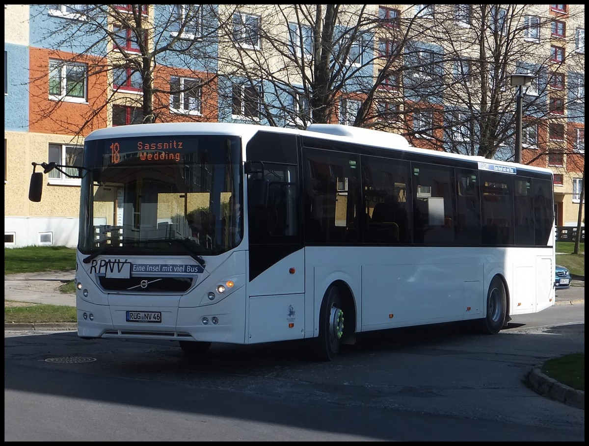 NEUER Volvo 8900 der RPNV in Sassnitz.