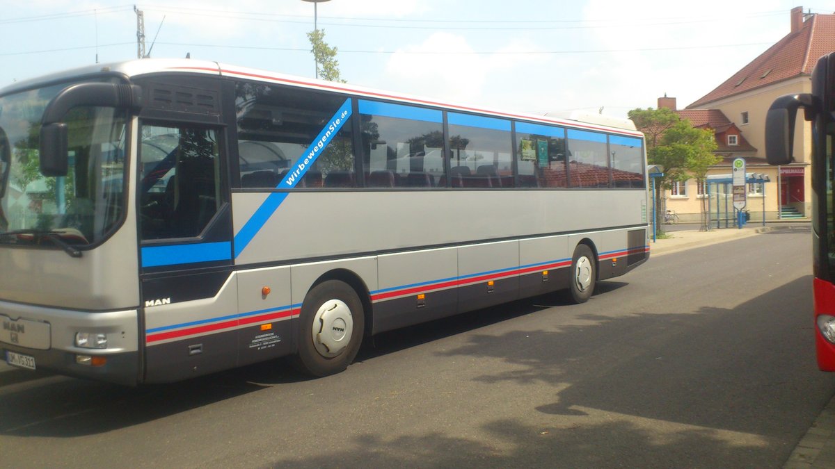 ....noch ist die busflotte in Prenzlau sehr MAN lastig was sich aber nach und nach  langsam �ndert hier noch dieser MAN