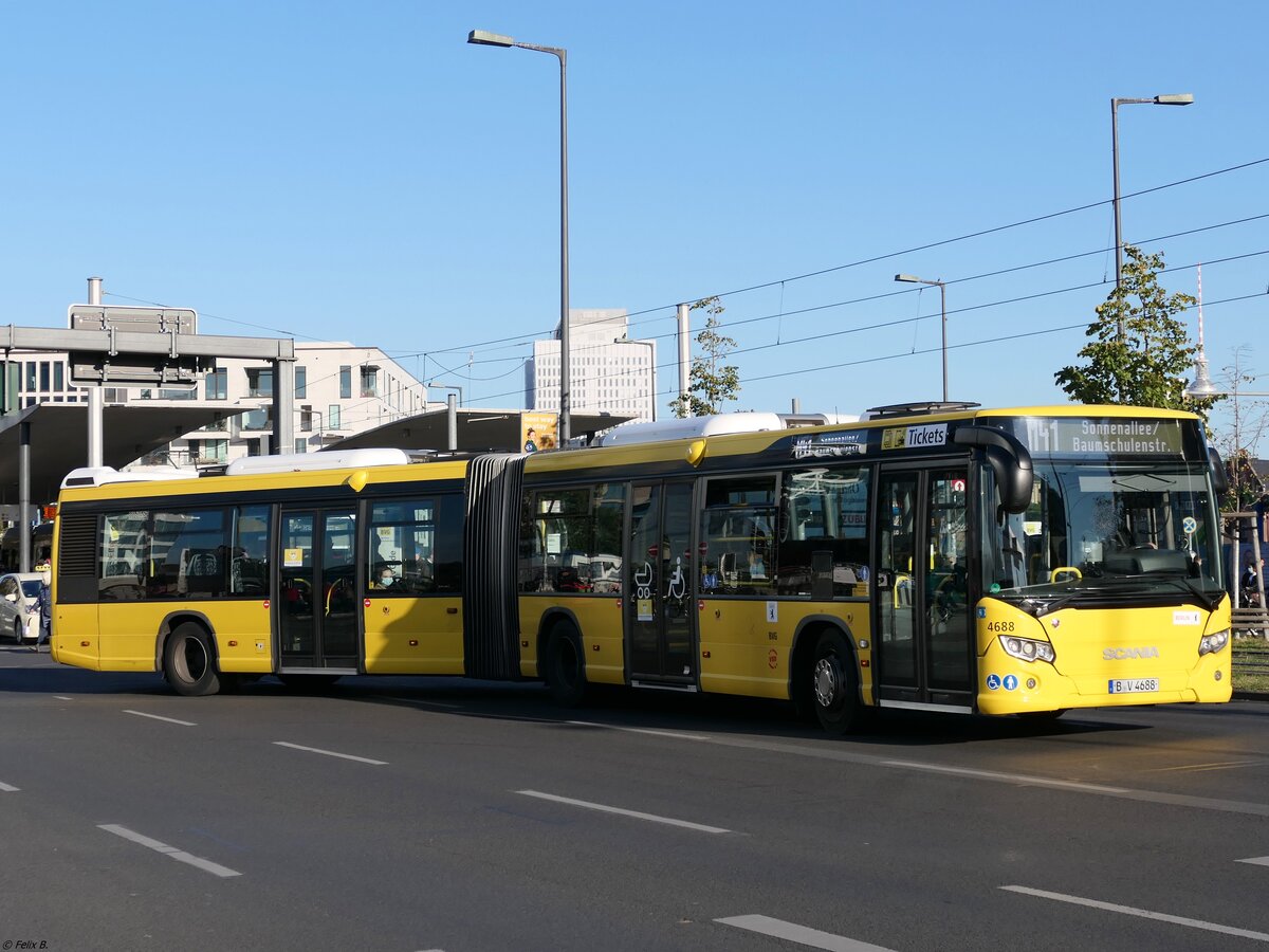 Scania Citywide der BVG in Berlin.