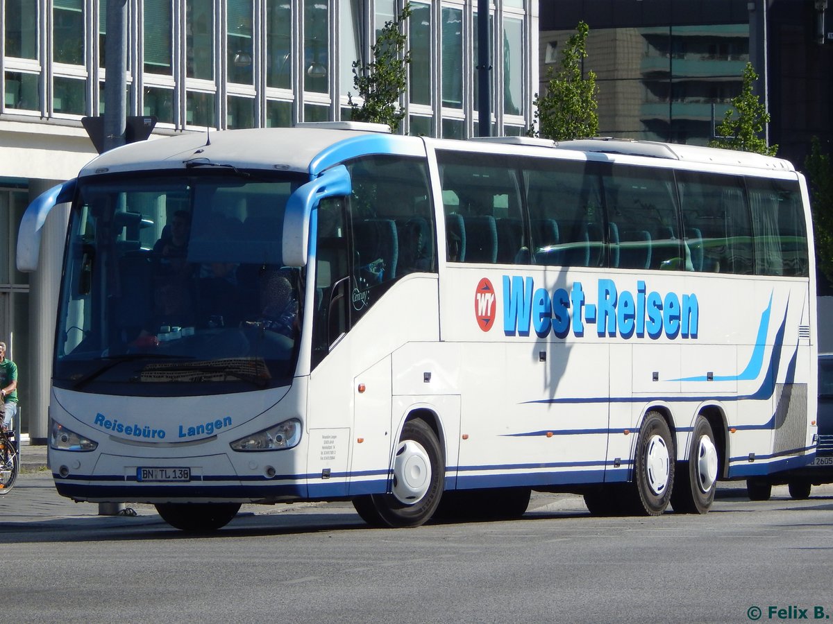 Scania Irizar von Reiseb�ro Langen aus Deutschland in Berlin.