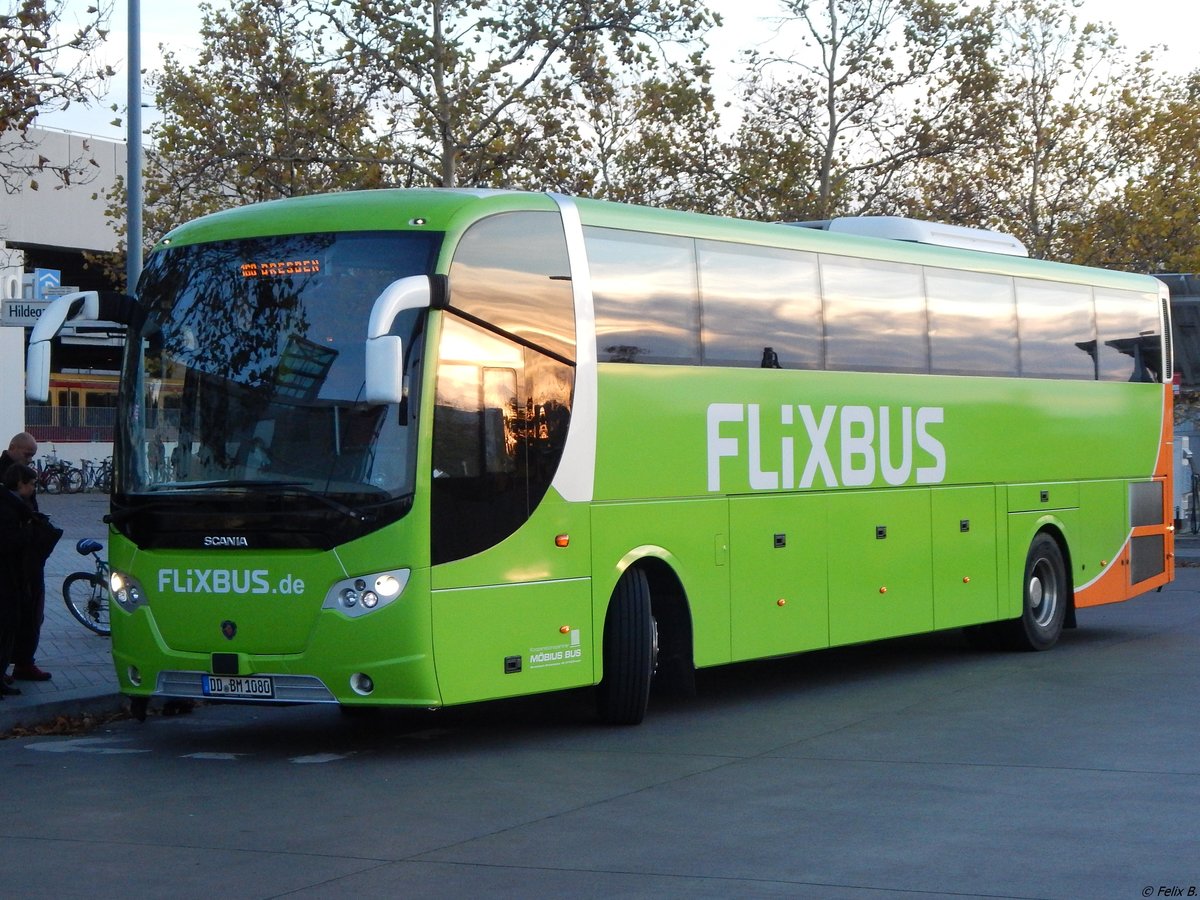 Scania OmniExpress von Flixbus/Möbius Bus aus Deutschland in Berlin. 
