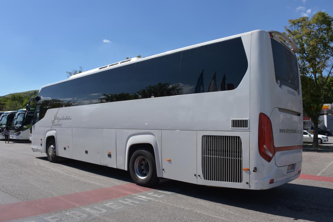 Scania Touring von Strychalski Transport aus PL 06/2017 in Krems.
