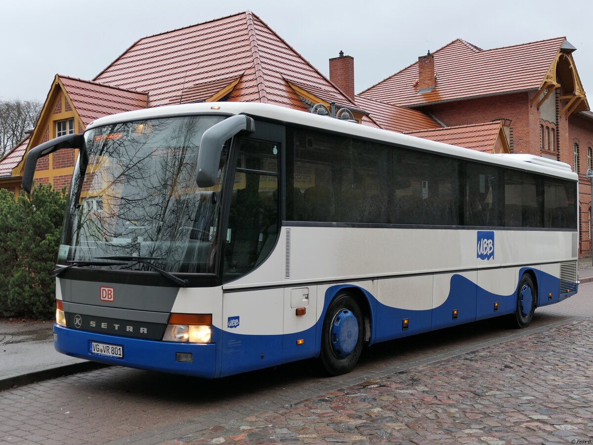 Setra 315 GT von der Usedomer Bäderbahn in Heringsdorf.