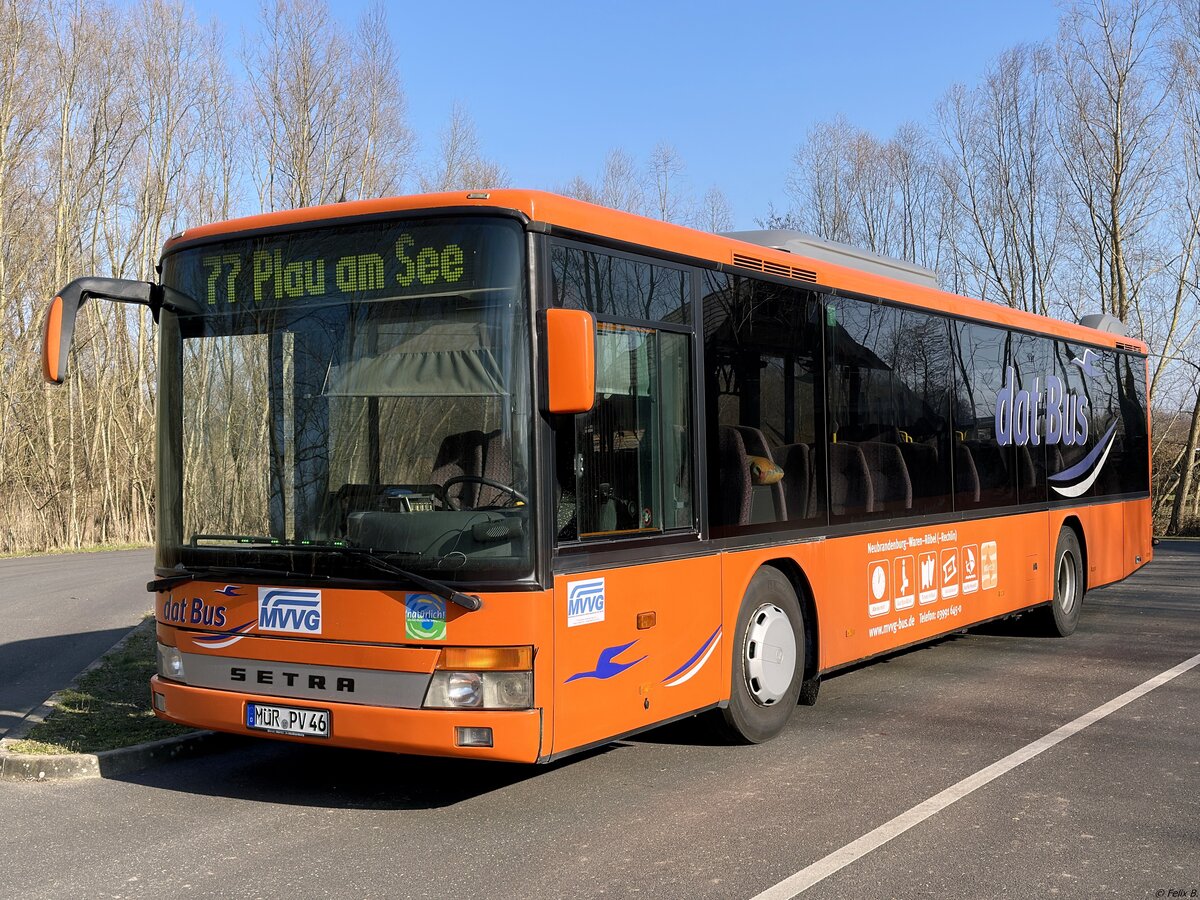 Setra 315 NF der MVVG in Plau am See.