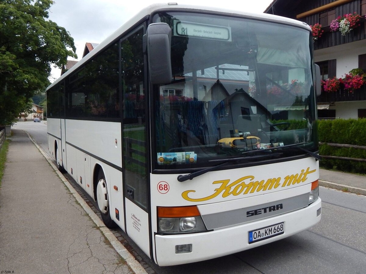 Setra 315 UL von Komm mit Reisen aus Deutschland in Wertach.