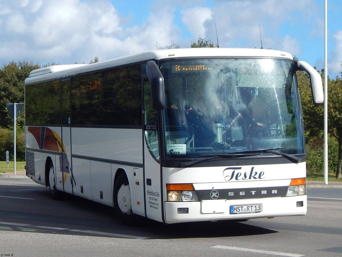 Setra 315 UL vom Reisedienst Teske aus Deutschland in Sassnitz.