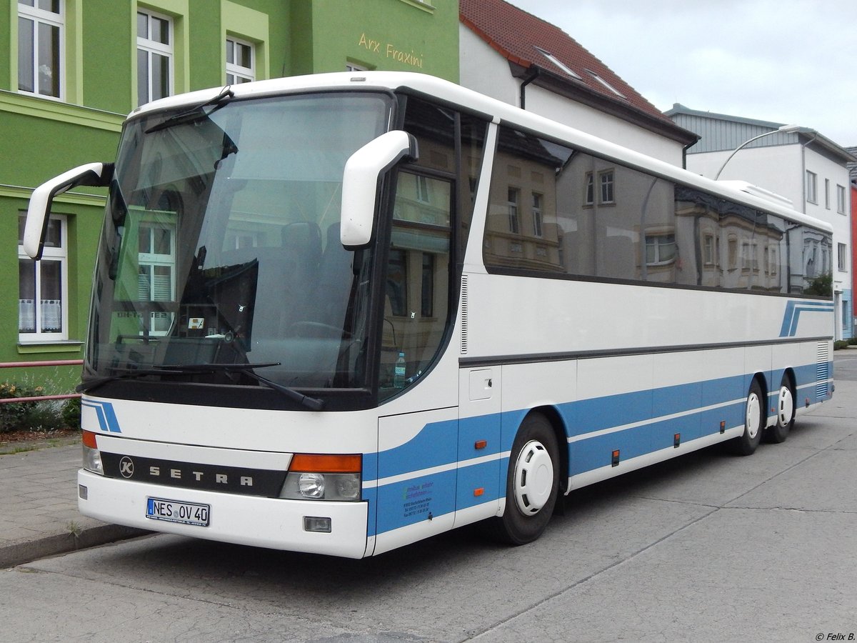 Setra 317 GT-HD der OVB Bischofsheim in Neubrandenburg.