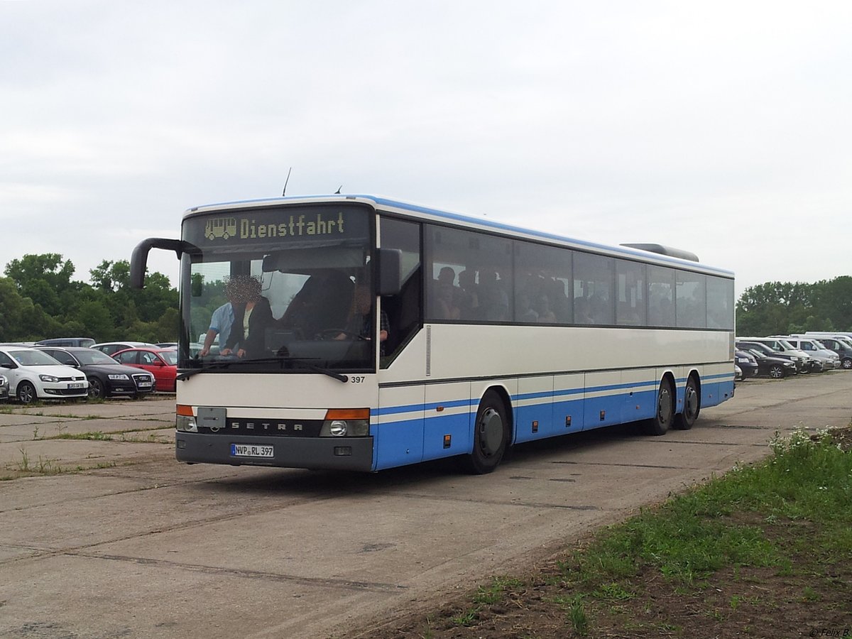 Setra 319 UL der Kraftverkehrsgesellschaft mbH Ribnitz-Damgarten in P�tnitz.