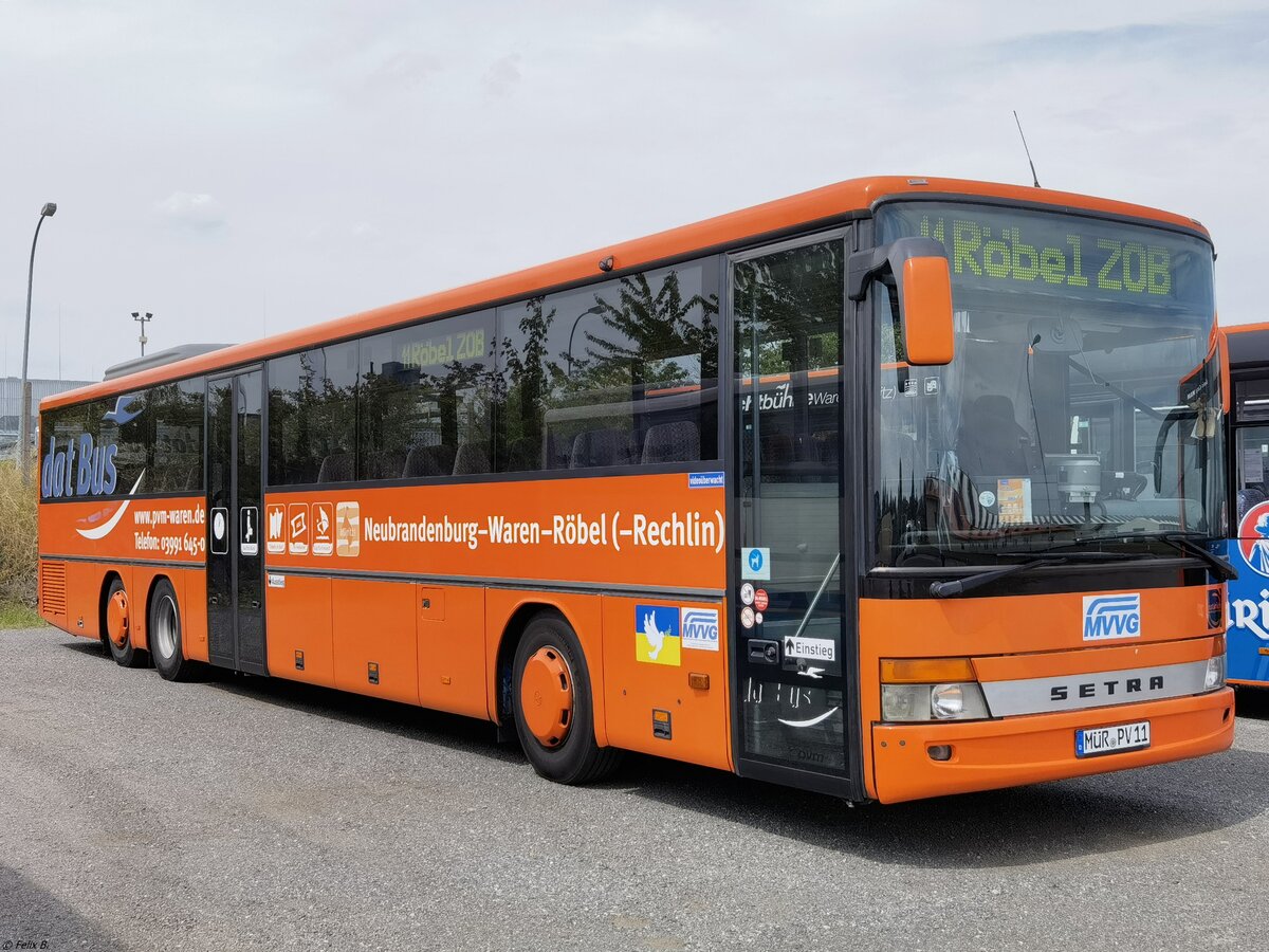 Setra 319 UL der MVVG in Röbel.