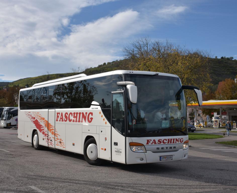 Setra 400er-Serie von Fasching Reisen aus �sterreich 10/2017 in Krems.