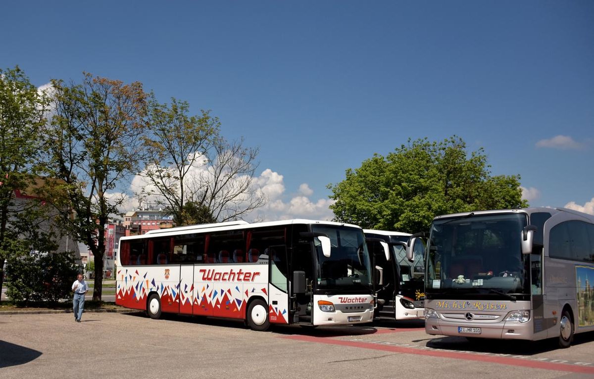 Setra 400er Serie von Wachter Reisen aus �sterreich 2018 in Krems.