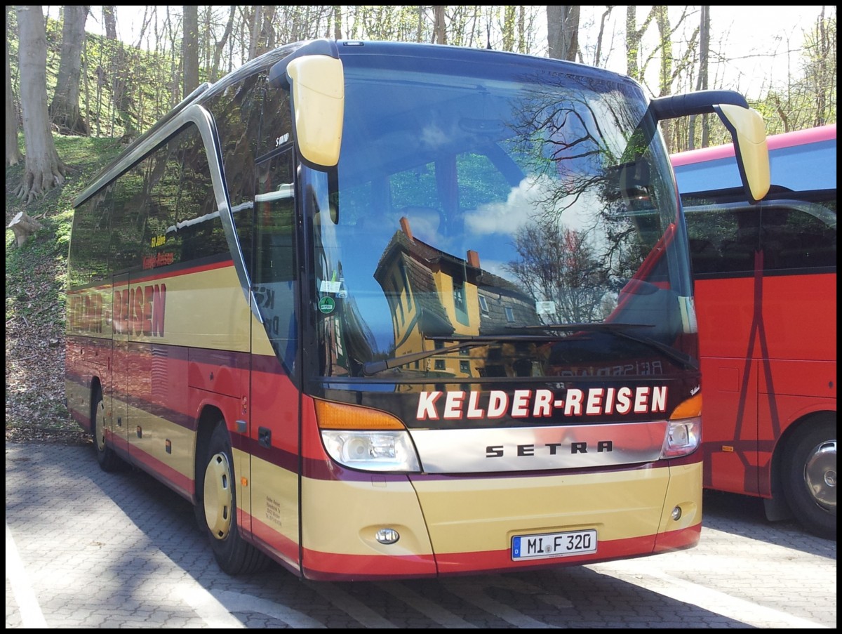 Setra 411 HD von Kelder-Reisen aus Deutschland in G�hren.