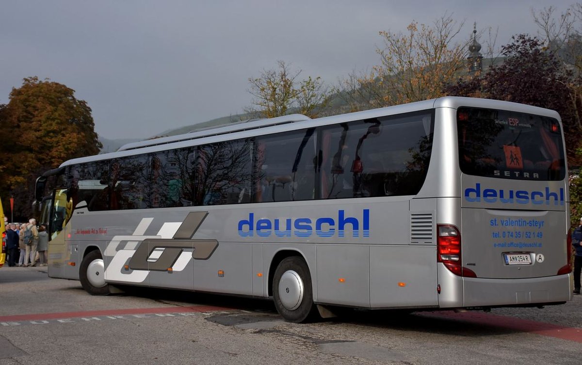 Setra 415 GT von Deuschl Reisen aus �sterreich 09/2017 in Krems.