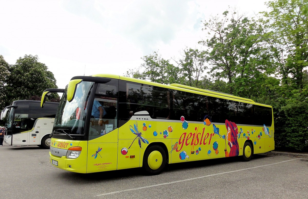 Setra 415 GT von Eisler Reisen aus der BRD am 14.5.2015 in Krems.