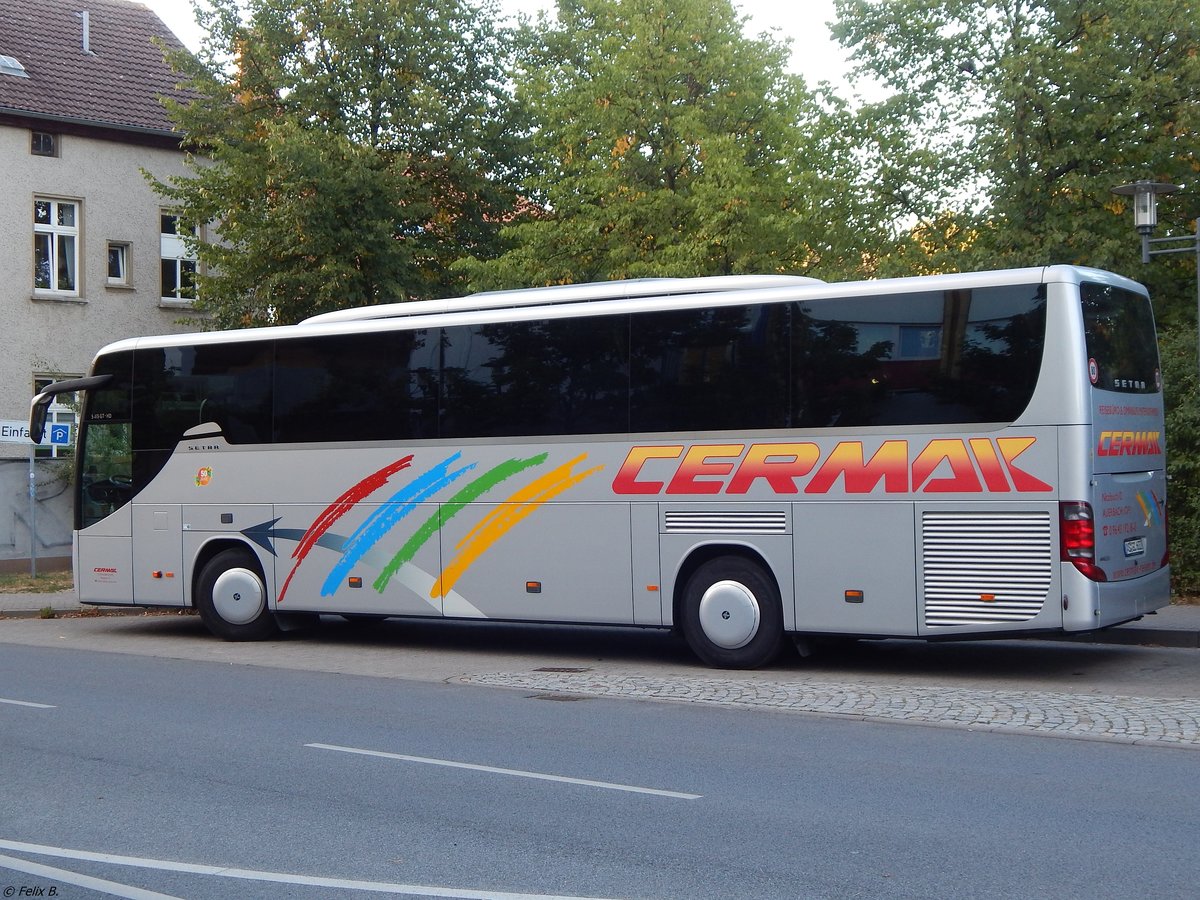 Setra 415 GT-HD von Cermak Reisen aus Deutschland in Neubrandenburg.