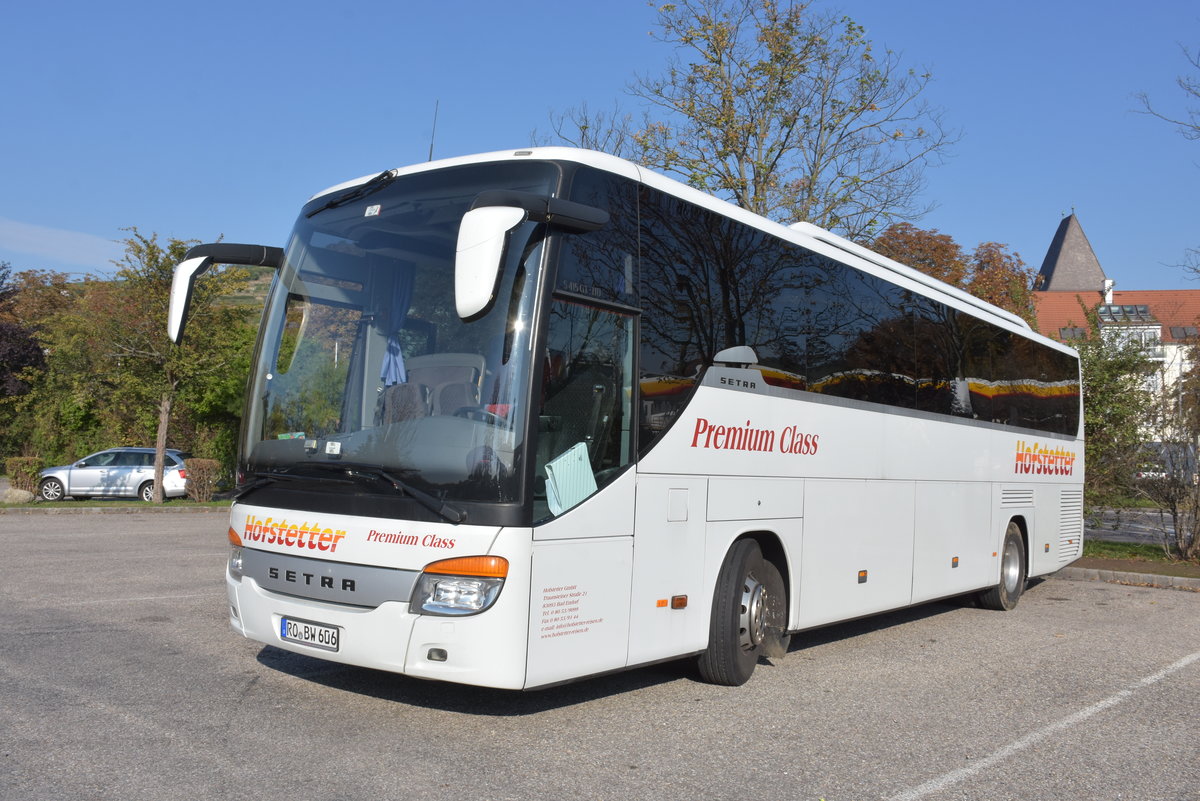 Setra 415 GT- HD von Hofstetter Reisen aus der BRD 2017 in Krems.