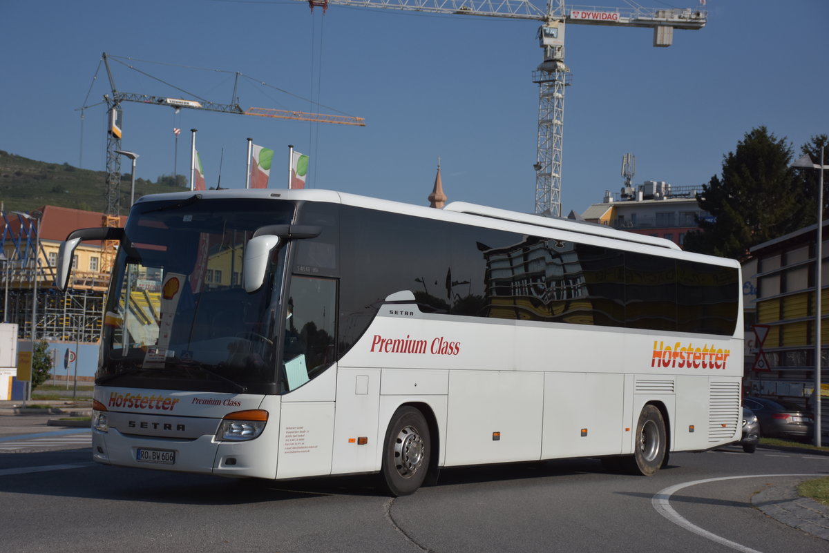 Setra 415 GT-HD von Hofstetter Reisen aus �sterreich 2017 in Krems.