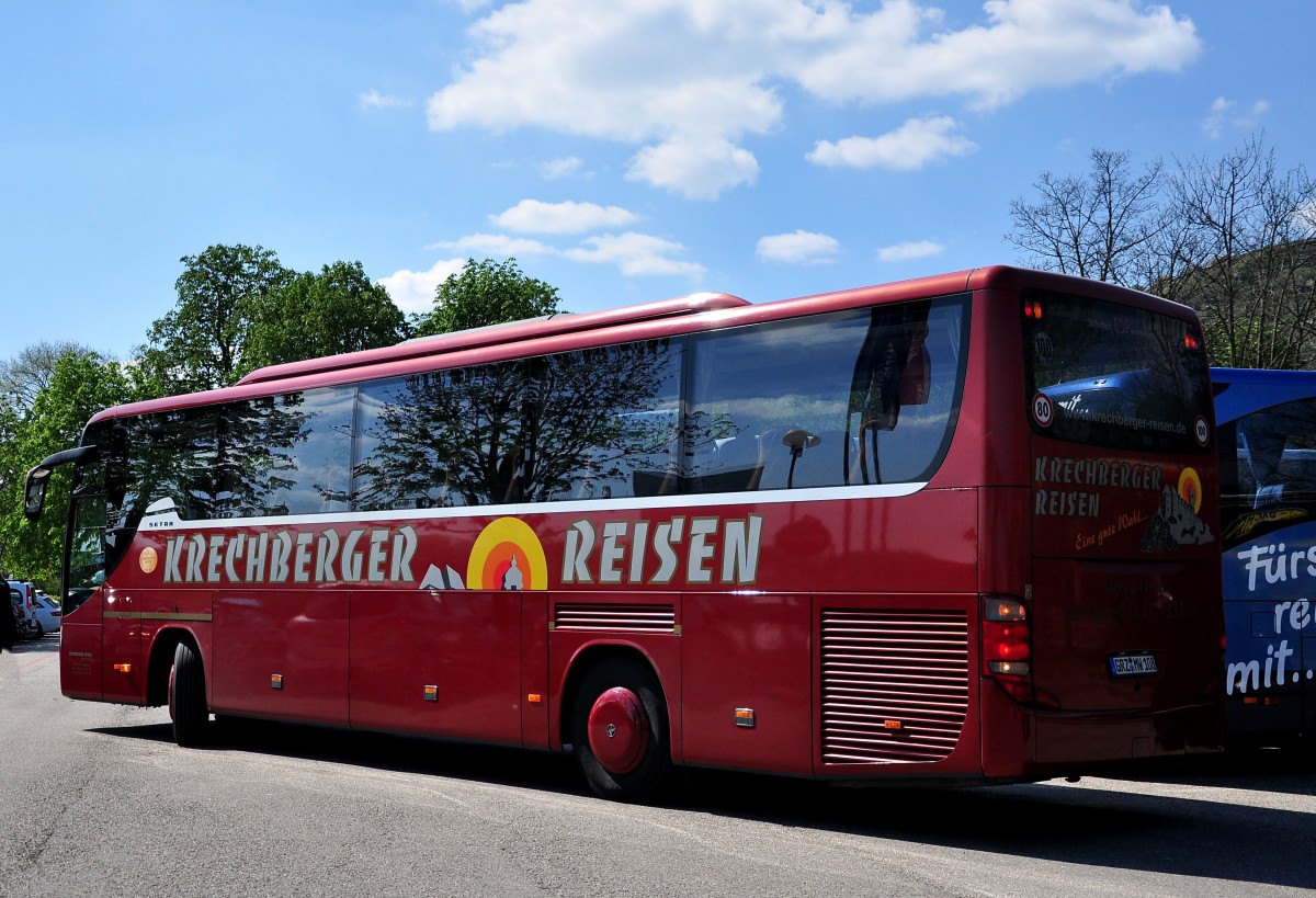 Setra 415 GT-HD von Krechberger Reisen aus �sterreich im April 2015 in Krems.
