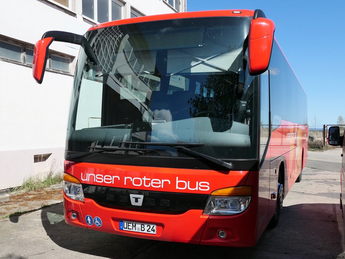 Setra 415 H von URB aus Deutschland in Ueckermünde.